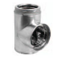 M&G DuraVent 7'' Standard Tee w/Cap - Galvalume - 9575GA // 7DT-ST