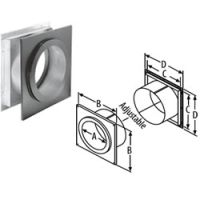 M&G DuraVent 8'' DuraTech Wall Thimble Stainless Steel Trim - 9643SS // 8DT-WTSS