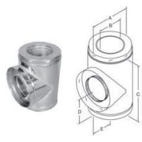 Selkirk 7" SuperPro Insulated Tee With Plug - SPR7ITP