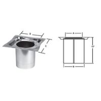 Selkirk MetalBest 7" Ultra-Temp Firestop / Joist Shield - 7T-JS