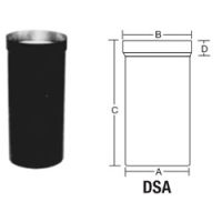 Selkirk MetalBest 7" Ultra-Temp Dripless Stove Pipe Adapter - 7T-DSA