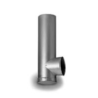 Security Chimneys 7'' Secure Temp ASHT Base Tee Galvanized (TC Included) - 7TB