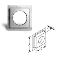 Security Chimneys 7'' Secure Temp ASHT Insulated Radiation Shield - 7RSI
