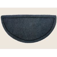 Uniflame Gray Hand-Tufted 100% Wool Hearth Rug - R-6000