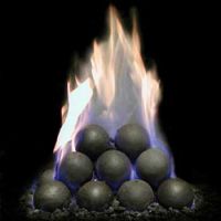 Hargrove 18" Full Pan Vented Colonial Cannon Ball Set - FCBS1820FPBL