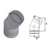 M&G DuraVent 16'' FasNSeal 30 Degree Elbow - FSELB3016 // FSELB3016