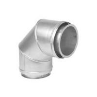 Metal-Fab Corr/Guard 12" D 90 Degree Elbow - 12FCG90L-C60