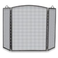 3 Panel Olde World Iron Arch Top Screen, Large - S-1172
