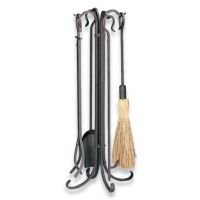Uniflame 5 Piece Bronze Heavy Weight Rustic Fireset - F-1648