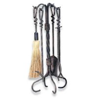 Uniflame 5 Piece Antique Rust Wrought Iron Toolset - F-1695