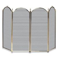 Uniflame 4 Fold Polished Brass Screen (S-2113) - S41010PB