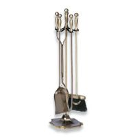 Uniflame 5 Piece Antique Brass Fireset (F-4192) - T51030AB