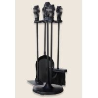Uniflame 5 Piece Black Stoveset With Spring Handles - F-1032