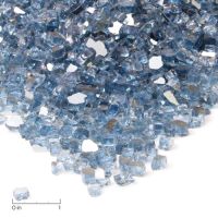 Real Flame Blue Reflective Fire Glass - 10001-BLG