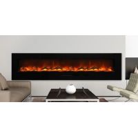 Amantii WM-FM-88-10023-BG 88" Electric Fireplace - Wall Mount/Built In - WM-FM-88-10023-BG