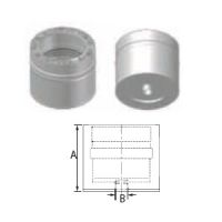M&G DuraVent 24" FasNSeal W2 Double Wall Drain Fitting - W2-DF24