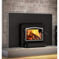 Osburn 2000 Wood Insert with Blower - Nickel Door Overlay / Trim - OB02016