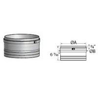 M&G DuraVent 4 FasNSeal Flexible Vent Male Adapter - FSA-4M-FNSM