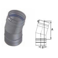 M&G DuraVent 4'' FasNSeal 15 Degree Elbow - FSELB1504 // FSELB1504