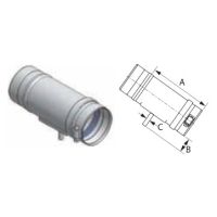 M&G DuraVent 4'' FasNSeal Horizontal Drip Tee - FSHDT4 // FSHDT4