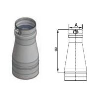 M&G DuraVent FasNSeal 4'' x 3'' Tapered Reducer - FS0403TR // FS0403TR