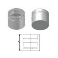 M&G DuraVent 4'' FasNSeal W2 Double Wall Tee Cap- W2-TC4 // W2-TC4