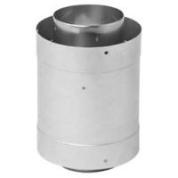 Metal-Fab Corr/Guard 3" D Double Male Adapter - DW - 3CGDMAAZ