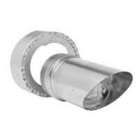 Metal-Fab Corr/Guard 3" D Miter Cut Female Termination - DW - 3CGMCFA