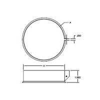 Selkirk 3'' RV Gas Vent Support Collar - 103402 - 3RV-GVSB