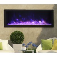 Remii 45 Deep Indoor or Outdoor Electric Built-In Fireplace - 102745-DE