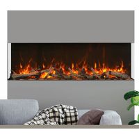 Amantii 72 Unit - 14 1/4 In Depth 3 Sided Glass Fireplace - 72-TRV-XT-XL