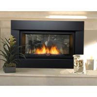 Sierra Flame 36 Natural Gas Deluxe See-Thru Direct Vent Linear Gas Fireplace - PALISADE-36-DELUXE-NG
