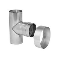Metal-Fab Corr/Guard 4" D Female Tee Termination - VDW - 4CGVTTFAZ