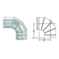 Selkirk 4'' RV 90° Adjustable Elbow - 104230 - 4RV-EL90
