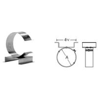Selkirk 4'' RV Wall Support/Band Assembly - 104430 - 4RV-WS/B