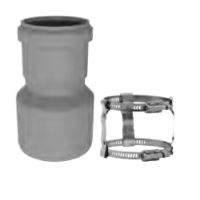 M&G DuraVent 5" PolyPro 4" Reducer with PACL - 5PPS-R4L