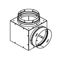 M&G DuraVent 5" PolyPro Double Wall 90 Degree Elbow - 5PPS-E90DW