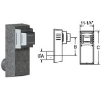 M&G DuraVent 4x6" DirectVent Pro DVA 36" Snorkel - 46DVA-H2-SNK36