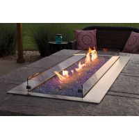 White Mountain Hearth Carol Rose Linear Outdoor Fire Pit | OL48TP10