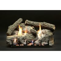 White Mountain Hearth Super Stacked Wildwood Log Set - 7 Piece - 18 inch - Refractory - LS18WRS