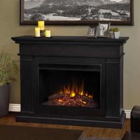 Real Flame Centennial Grand Electric Fireplace in Black - 8770E-BK
