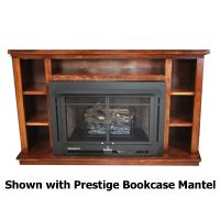 Buck Stove Model 34 Manhattan 34ZC Old Town Red Gas Fireplace - SKU: NV 344EBMAN
