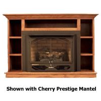 Buck Stove Model 384 Vent-Free Gas Unit with Mantel