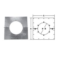 DuraVent 24 Round B-Vent Firestop Support Plate - 24BVFSP
