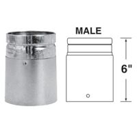DuraVent 3 Round B-Vent 1/4 Universal Adapter Male - 3BVAM