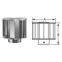 DuraVent 3 Round B-Vent High Wind Cap - 3BVVTH