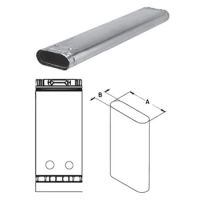 DuraVent 4 Oval B-Vent 12 Length Pipe - 4BVO12