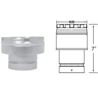 DuraVent 14x20 Round B-Vent Increaser - 14BVX20