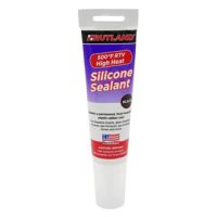 Rutland 500 degrees F RTV HIGH HEAT SILICONE (Black) - Tube - 2.7 fl oz - 76A