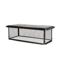 HY-C BigTop 14 x 34 Black Galvanized Multi-Flue Chimney Cap - 14 Height - BBT1434K-14W